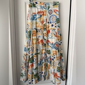 New Without Tags Illa Illa Tuscan Vacation Maxi Skirt, Size Medium